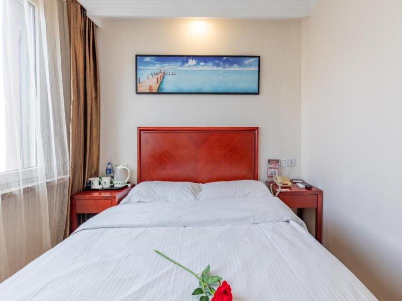 Greentree Inn Liaoning Dalian Development Zone Jinma Road Pedestrian Street Express Hotel Exterior foto